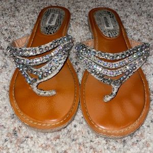 Not Rated rhinestone sandals